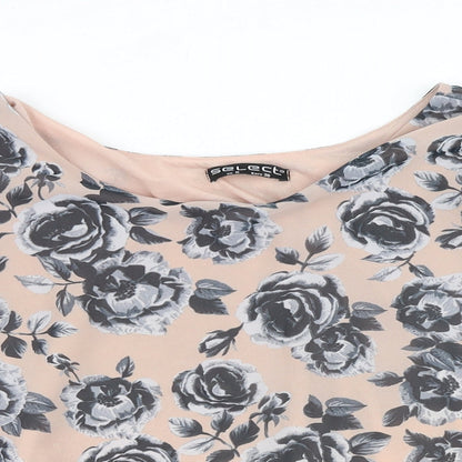 Womens UK Size 8 Select Pink Basic Blouse