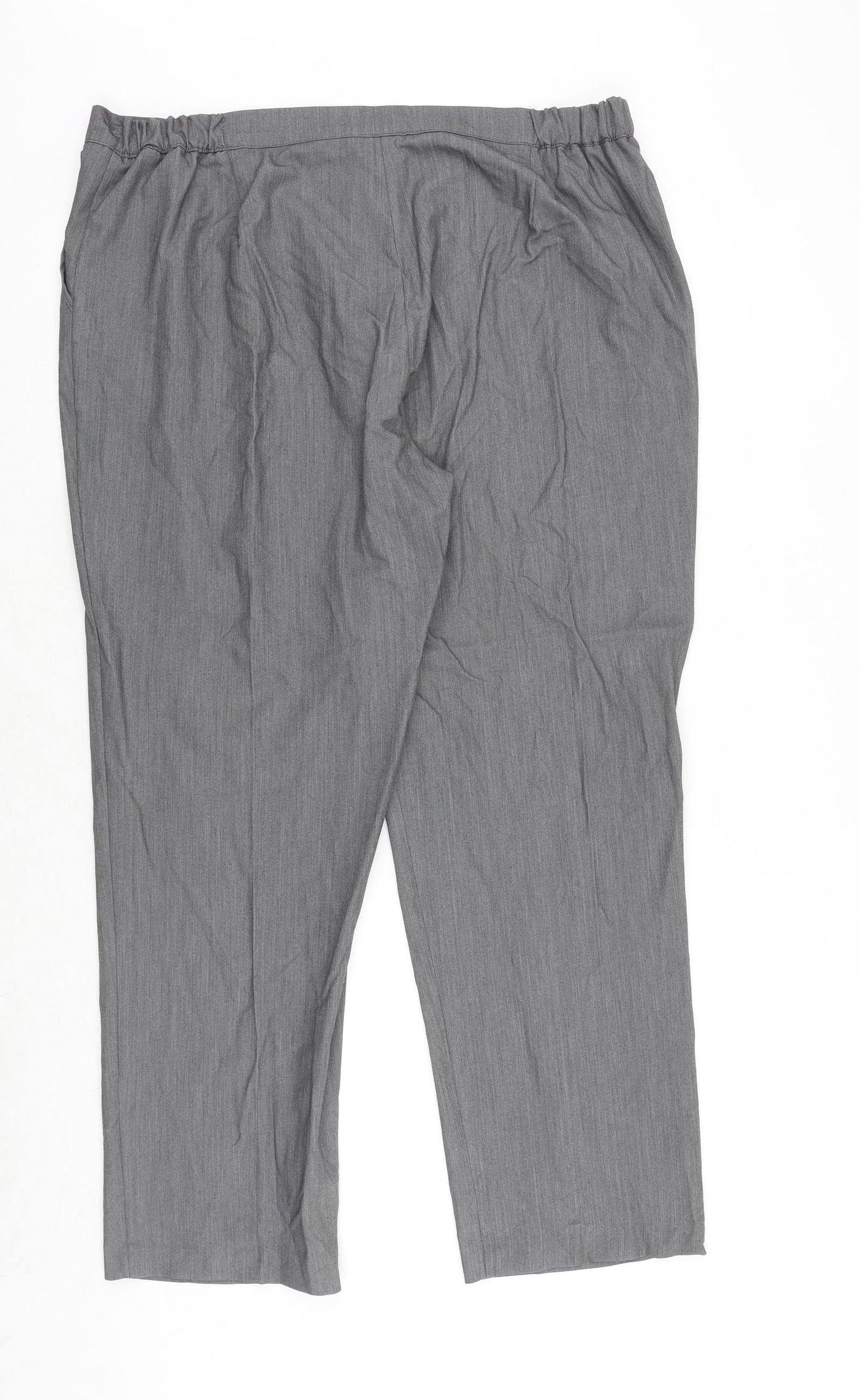 Womens UK Size 20 Alexara Regular Fit  Grey Trousers