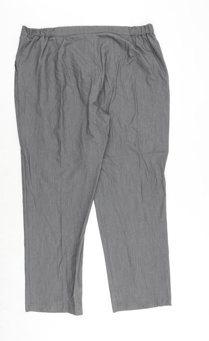 Womens UK Size 20 Alexara Regular Fit  Grey Trousers