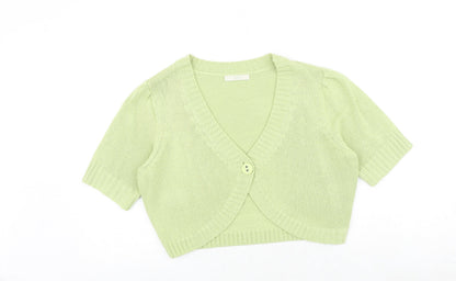 Womens UK Size 18 Marks and Spencer Green Shrug Jumper