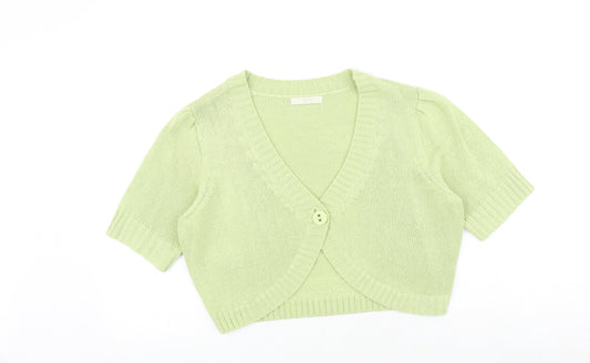Womens UK Size 18 Marks and Spencer Green Shrug Jumper
