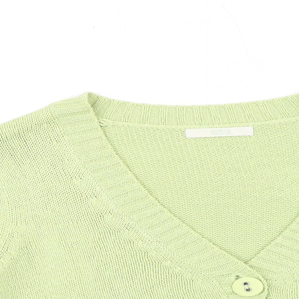 Womens UK Size 18 Marks and Spencer Green Shrug Jumper