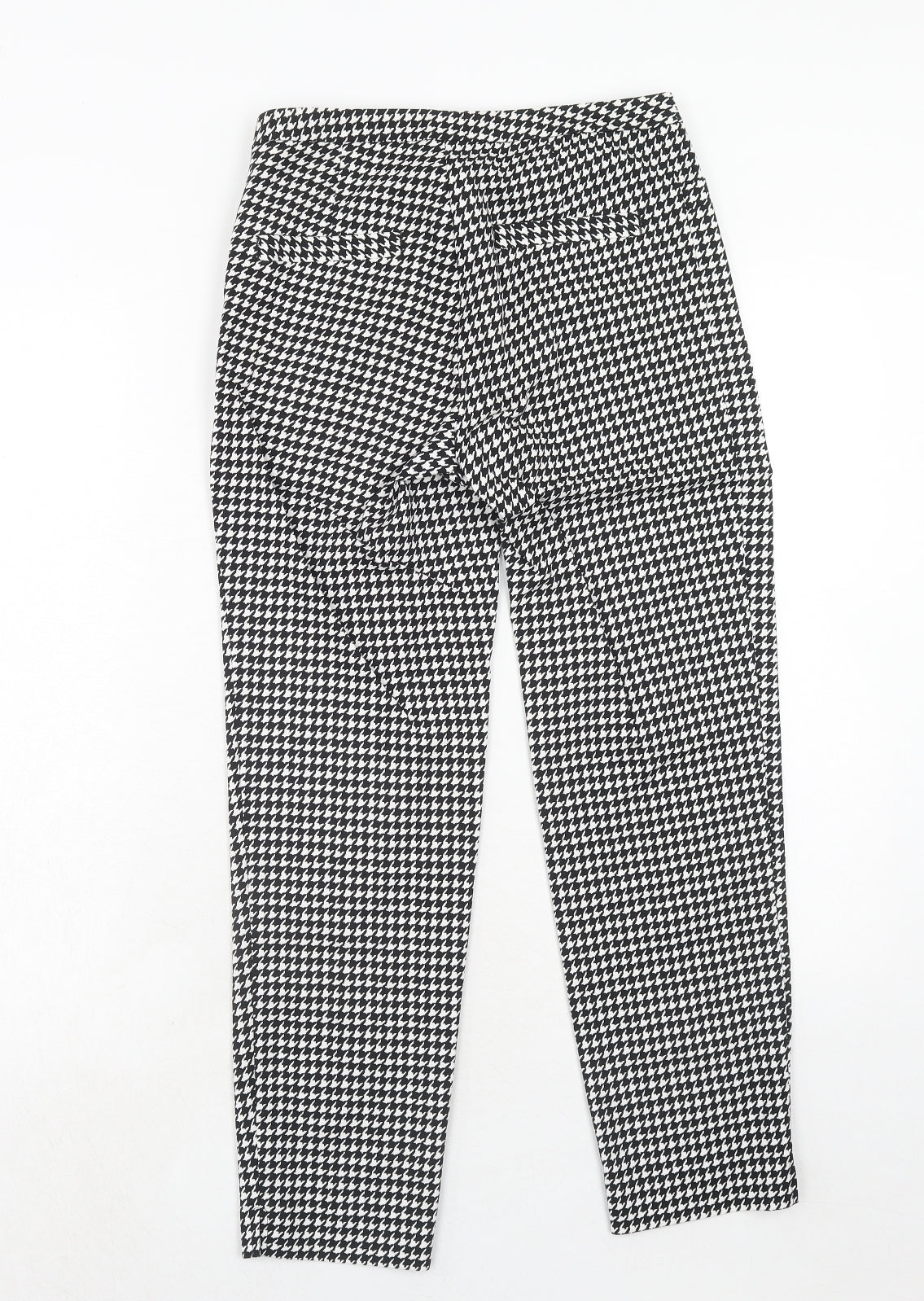 Womens UK Size 6 H&M Regular Fit Chino Black Trousers