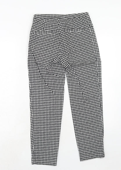 Womens UK Size 6 H&M Regular Fit Chino Black Trousers
