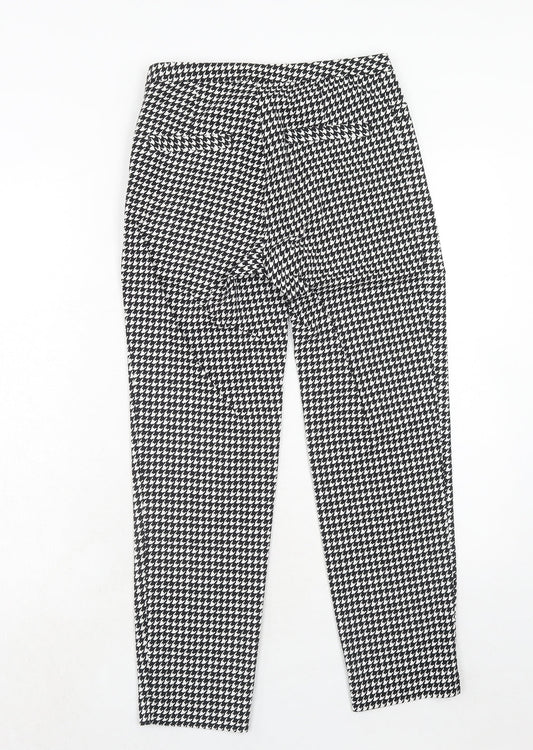 Womens UK Size 6 H&M Regular Fit Chino Black Trousers