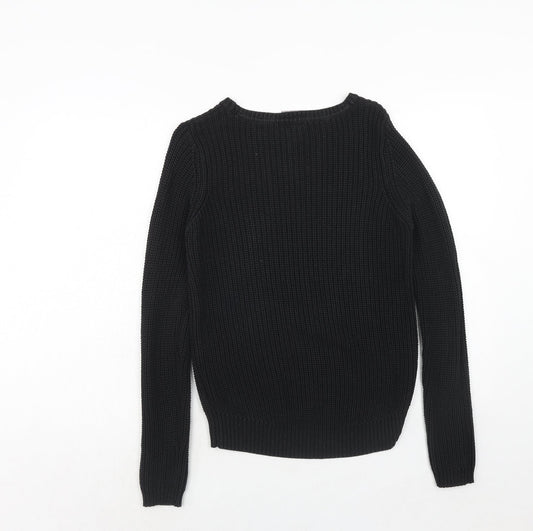 Womens UK Size S Vera Moda Black Pullover Jumper