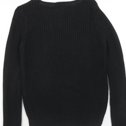 Womens UK Size S Vera Moda Black Pullover Jumper