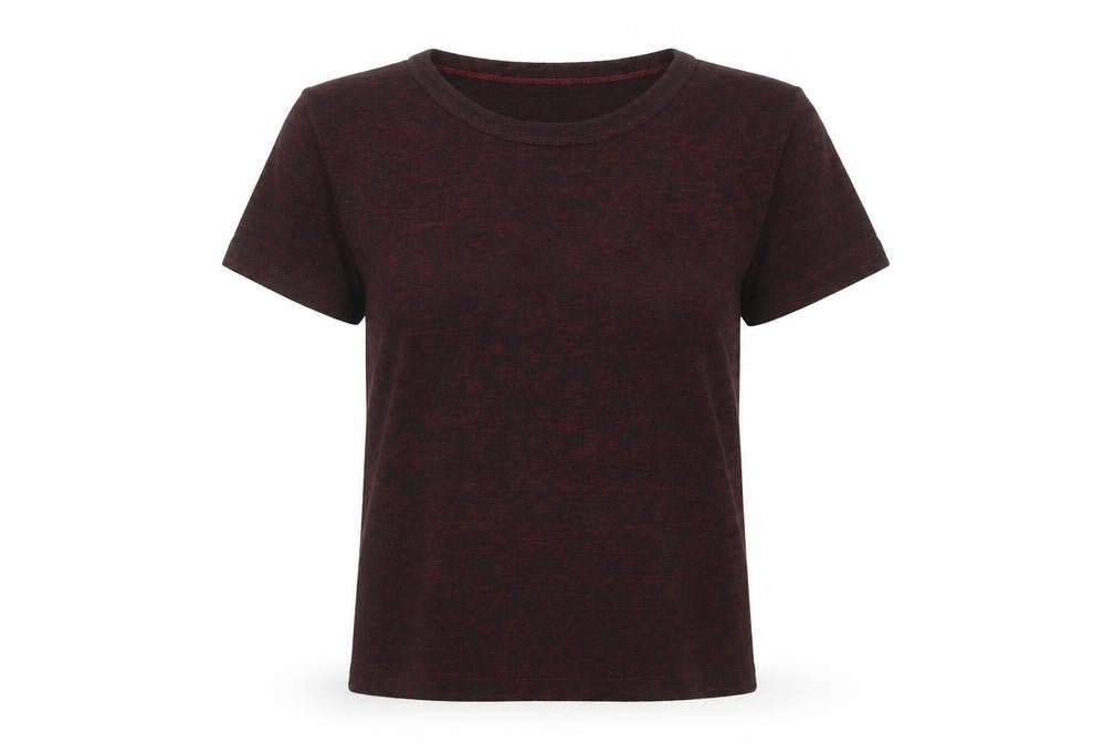 Womens UK Size S BDG Red Basic T-Shirt