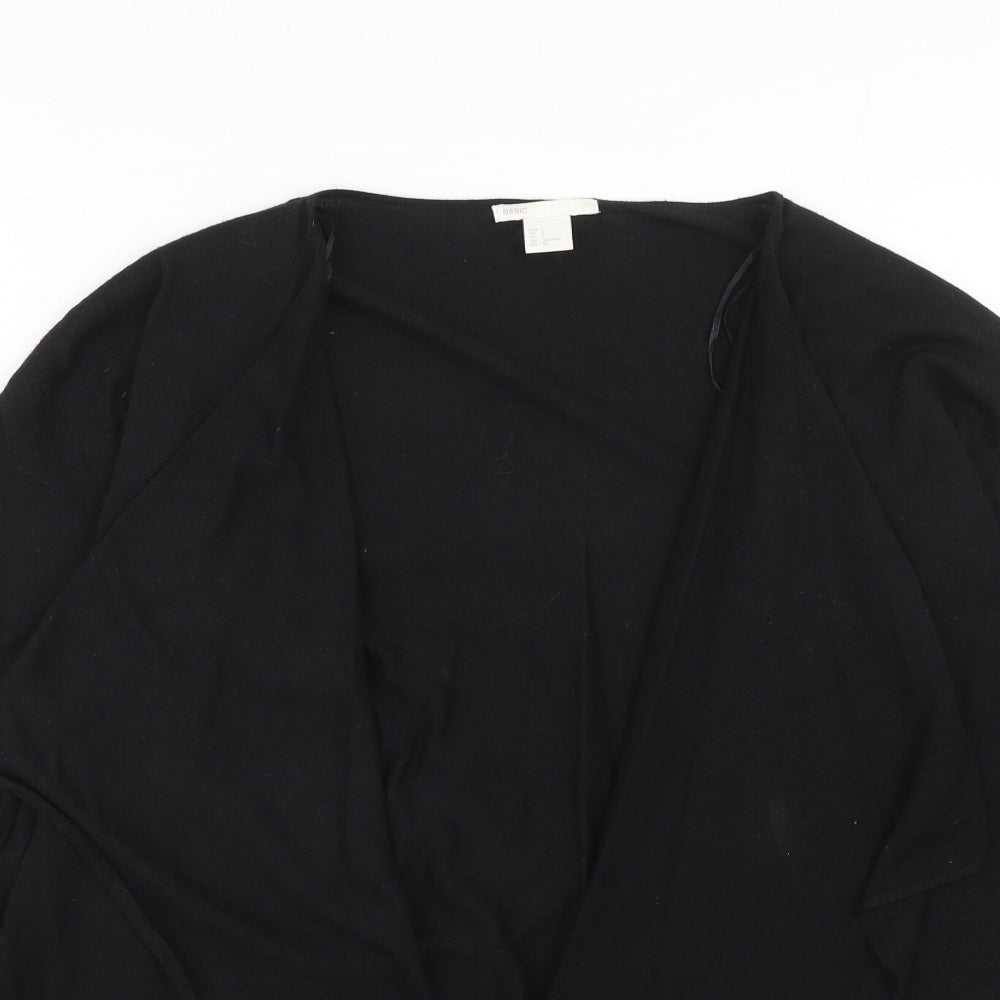 Womens UK Size S H&M Black Cardigan Jumper