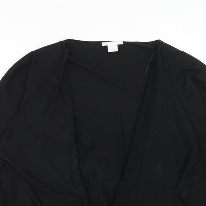 Womens UK Size S H&M Black Cardigan Jumper