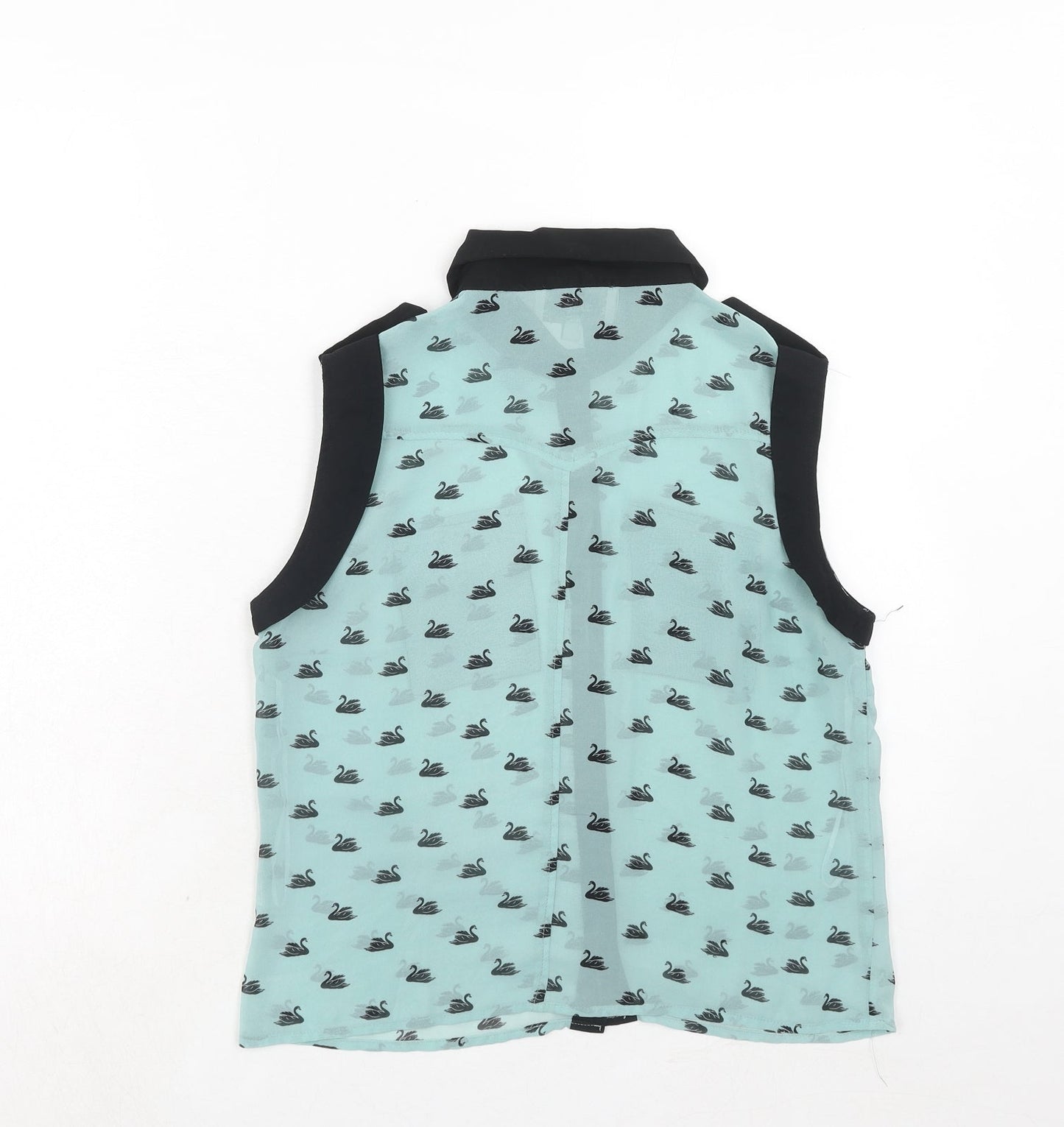 Womens UK Size 12 Pink Boutique Blue Basic Tank