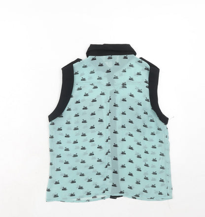Womens UK Size 12 Pink Boutique Blue Basic Tank