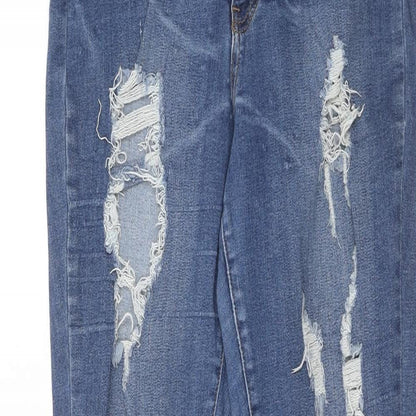 Fashion Nova Womens Blue Cotton Skinny Jeans Size 28 in Regular Zip