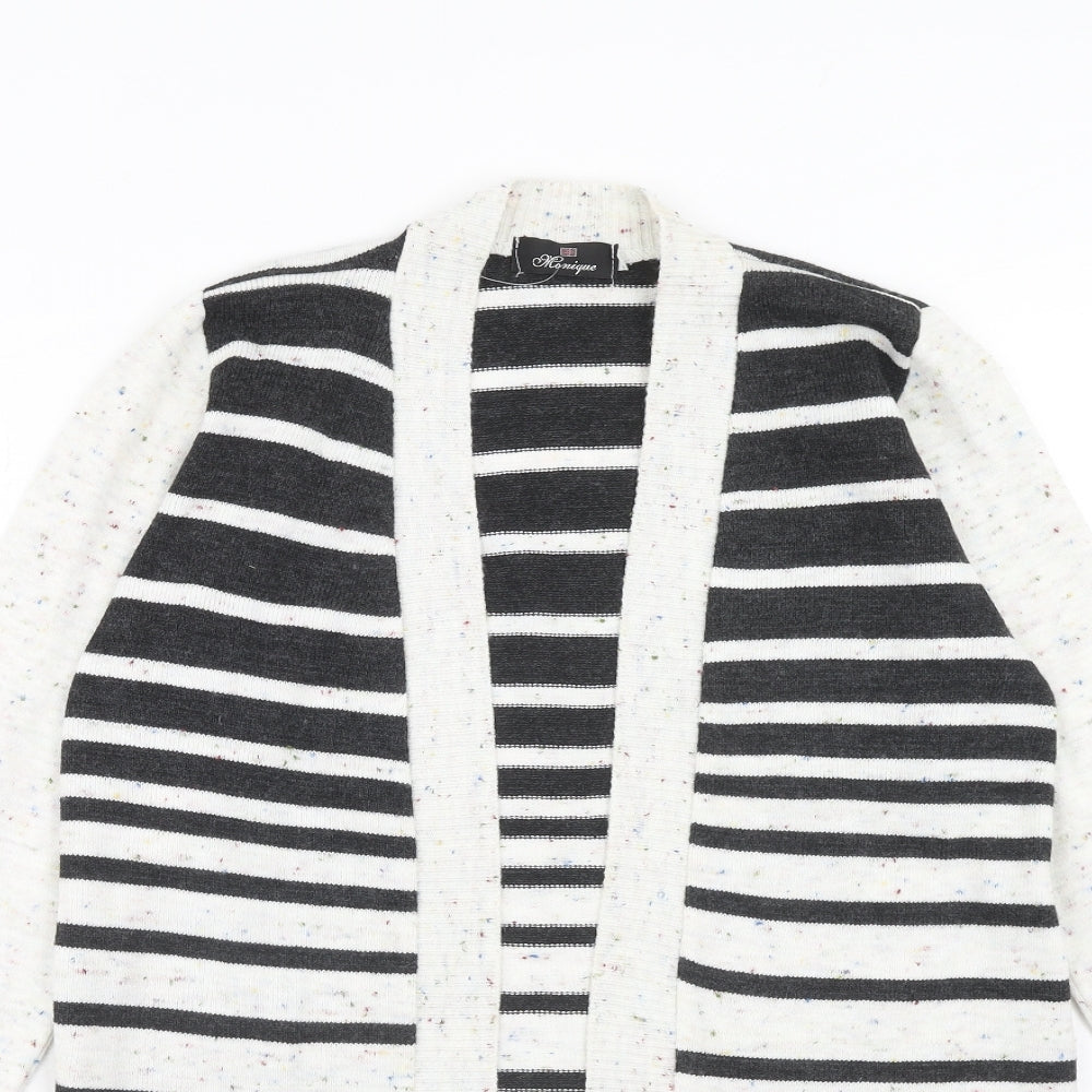 Womens UK Size S Monique Multicoloured Cardigan Jumper