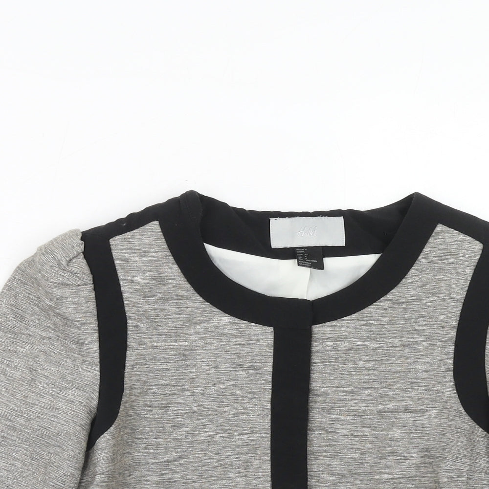 Womens UK Size 6 H&M Grey Jacket