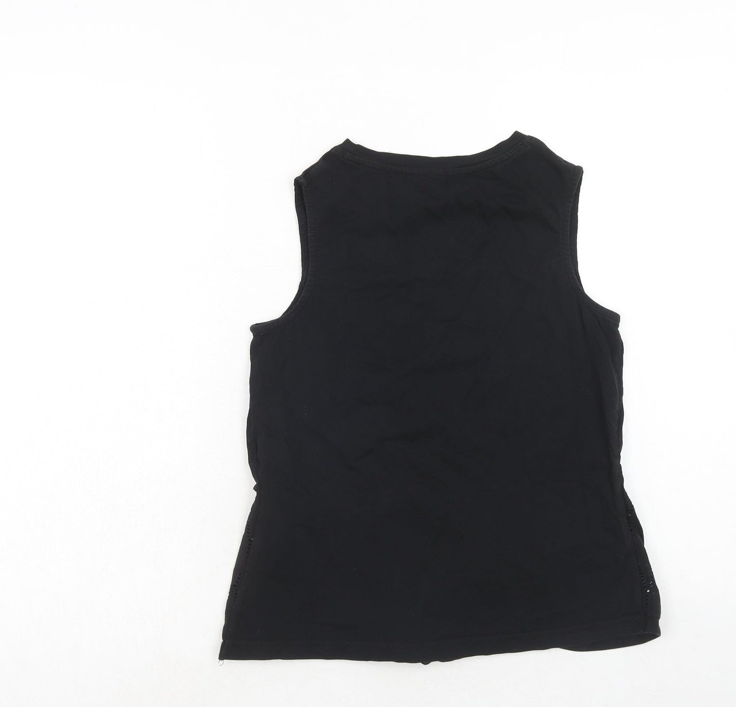 Womens UK Size 6 NEXT Black Basic Tank