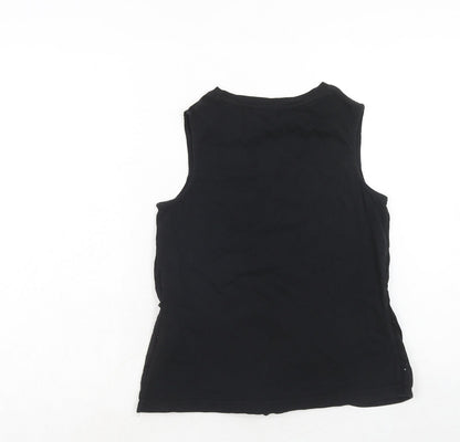Womens UK Size 6 NEXT Black Basic Tank