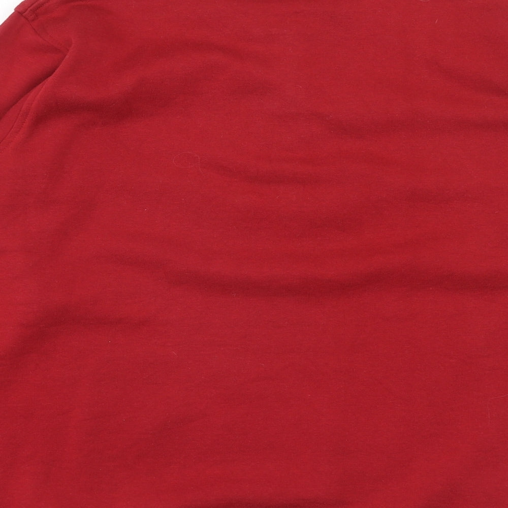 Womens UK Size 14 EWM Red Pullover Sweatshirt