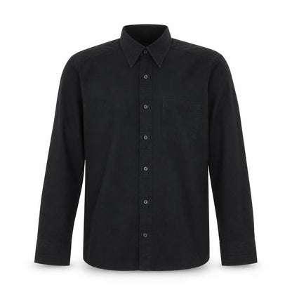 Mens UK Size M H&M Black  Button-Up Long Sleeve Casual Shirt