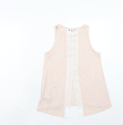 Womens UK Size 8 New Look Pink Basic Tank
