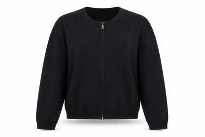 Womens UK Size 12 B.YOU Black Full Zip Jumper