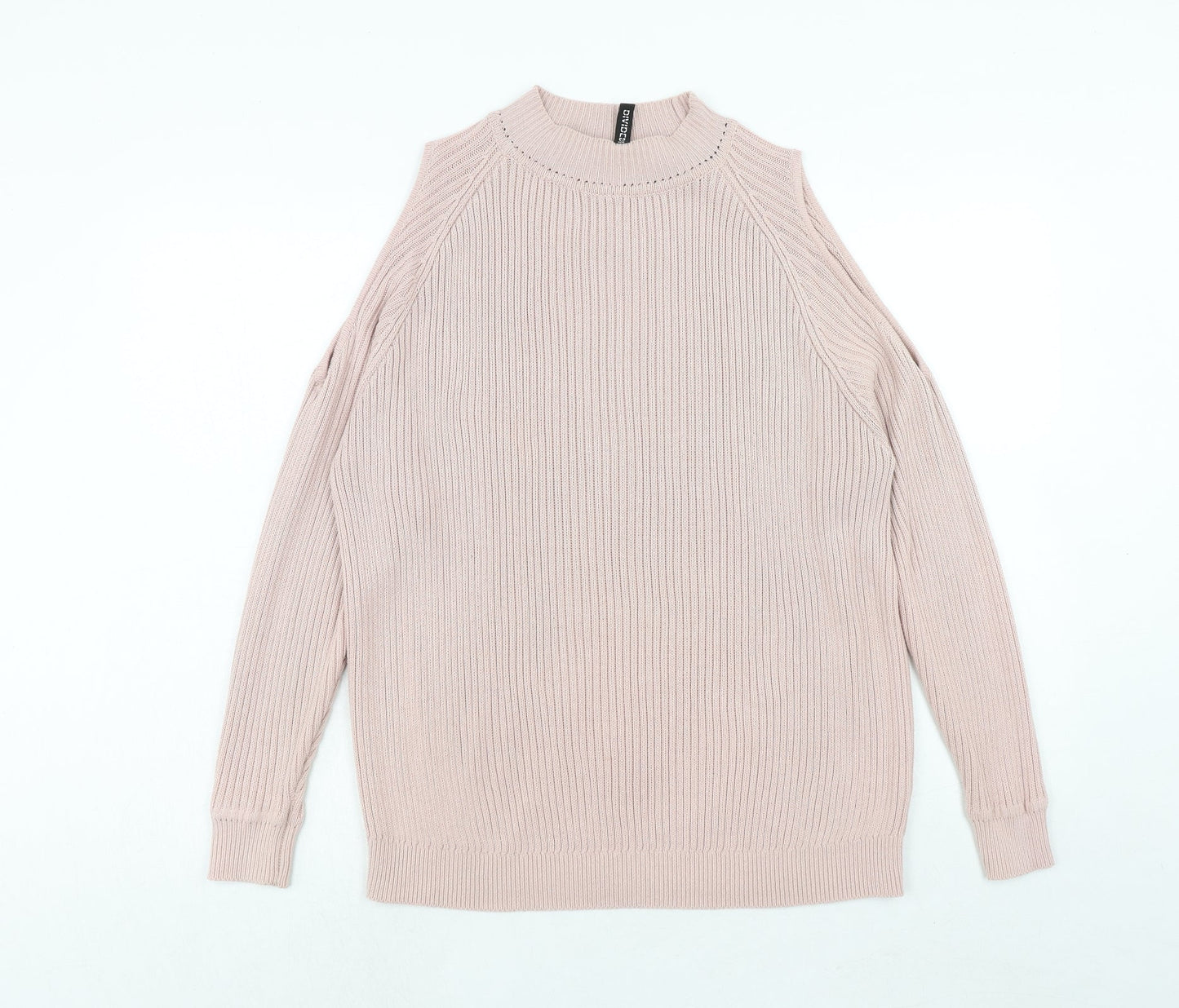 Womens UK Size M H&M Pink Pullover Jumper