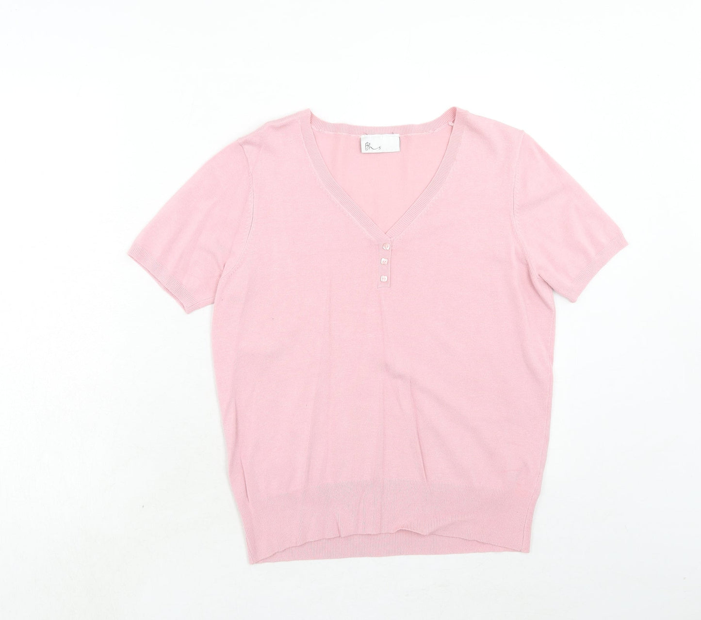 Womens UK Size 14 BHS Pink Pullover Jumper