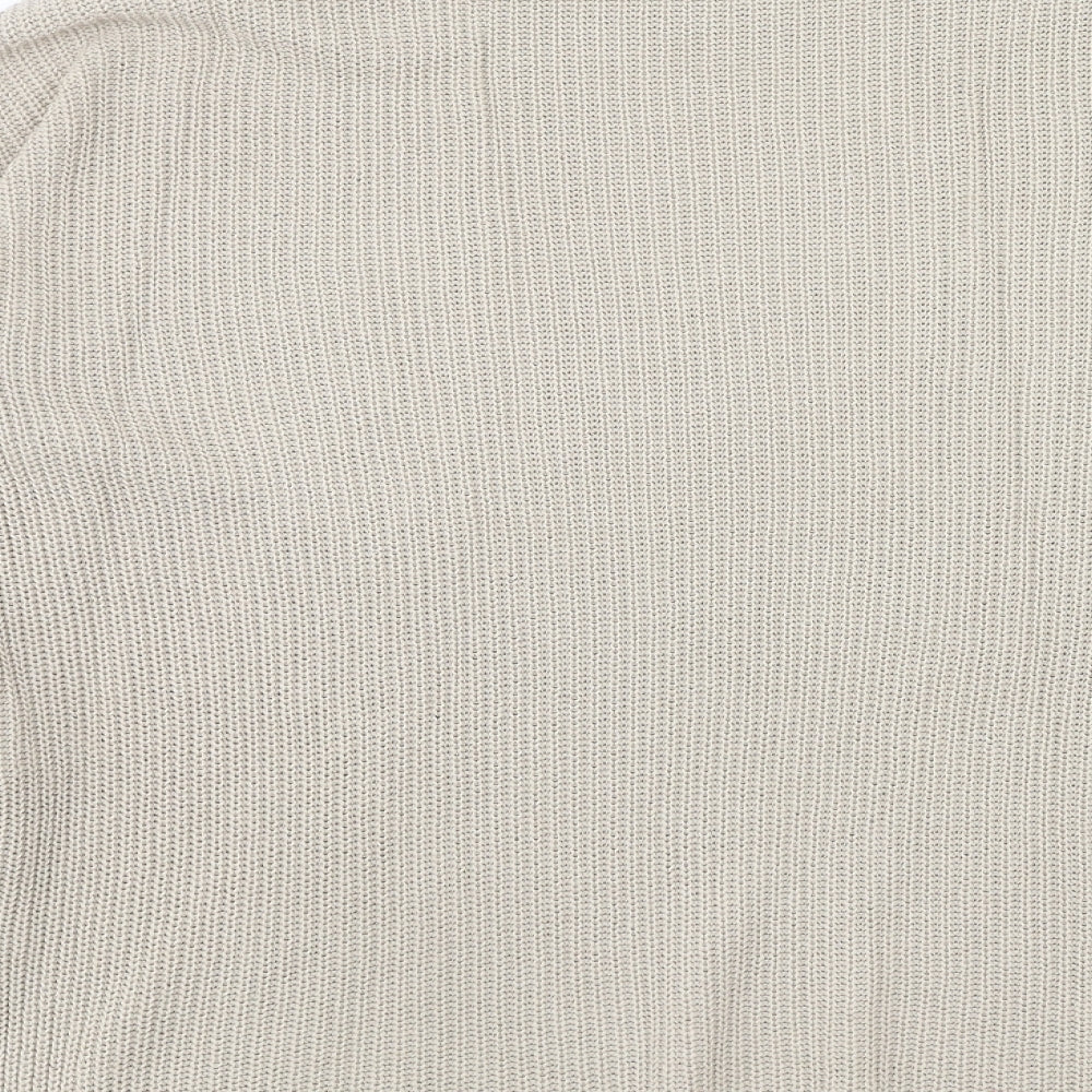 Womens UK Size M H&M Beige Pullover Jumper