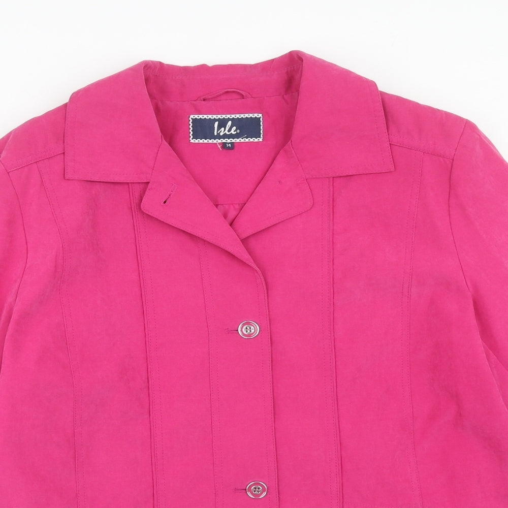 Womens UK Size 14 EWM Pink Jacket