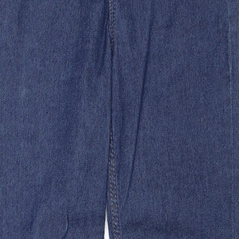 Divided by H&M Womens Blue Cotton Skinny Jeans Size 8 Regular Zip