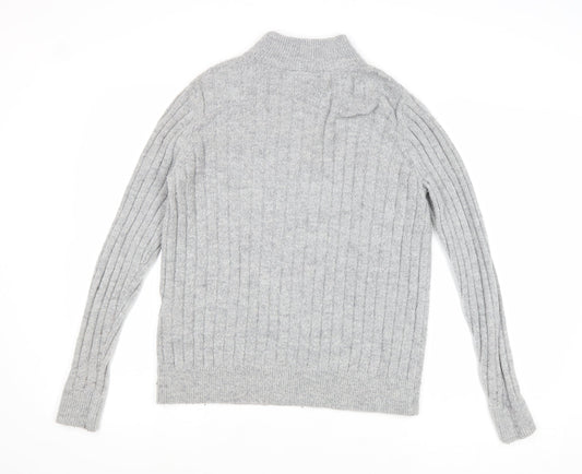 Womens UK Size S Y.A.S Grey Pullover Jumper