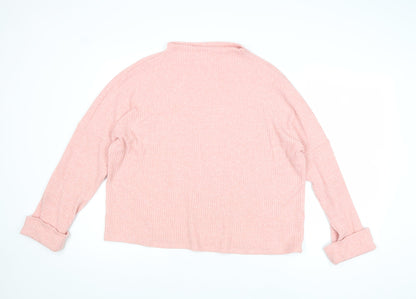 Womens UK Size M H&M Pink Pullover Jumper