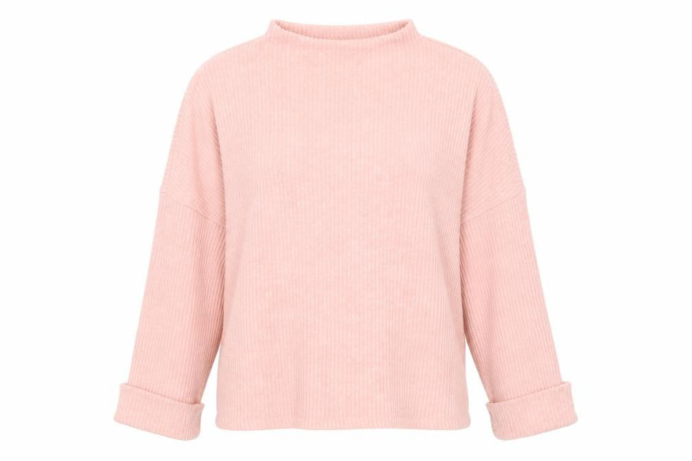 Womens UK Size M H&M Pink Pullover Jumper