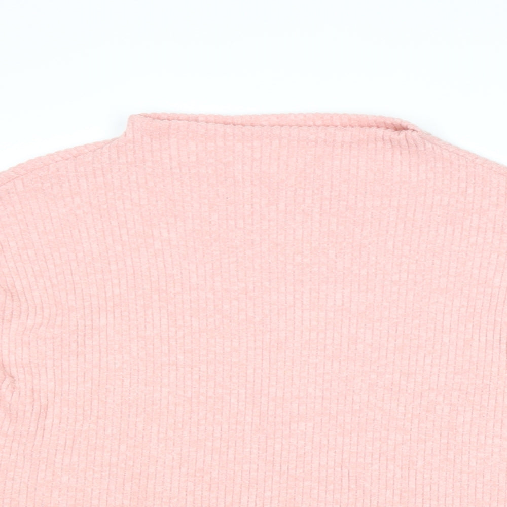 Womens UK Size M H&M Pink Pullover Jumper