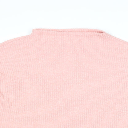 Womens UK Size M H&M Pink Pullover Jumper