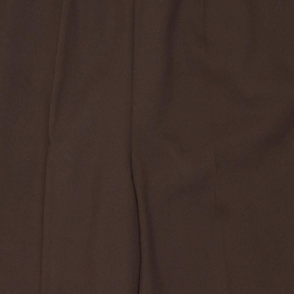 Womens UK Size 22 Bonmarché Regular Fit  Brown Trousers