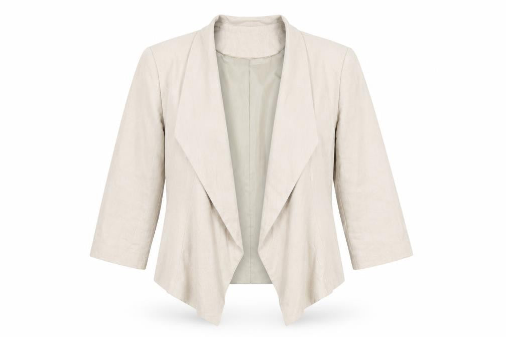 Principles Womens Beige Jacket Blazer Size 12