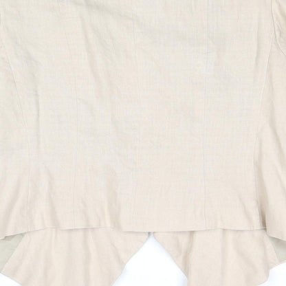 Principles Womens Beige Jacket Blazer Size 12