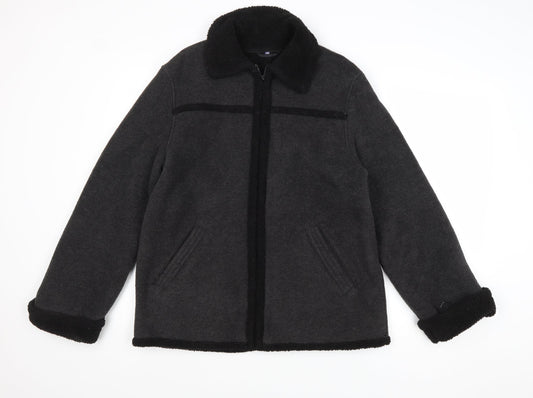 Autonomy Womens Black Jacket Size 12 Zip