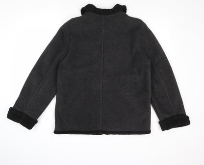 Autonomy Womens Black Jacket Size 12 Zip