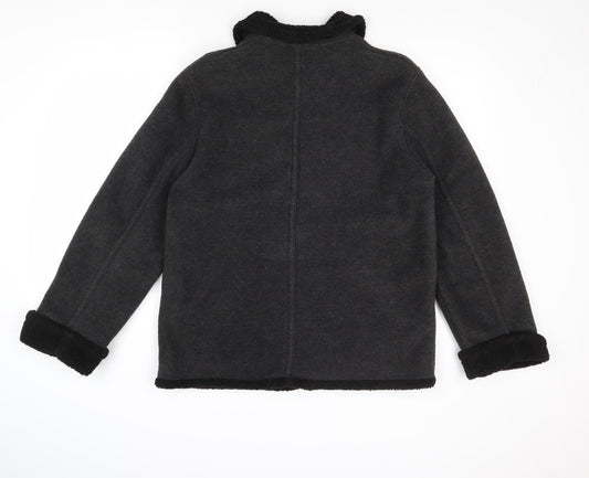 Autonomy Womens Black Jacket Size 12 Zip