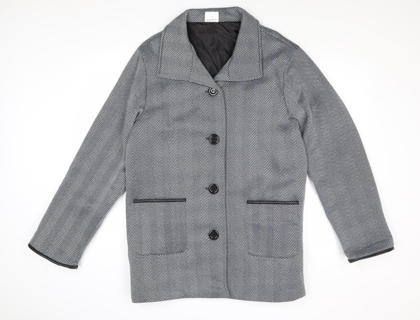 Womens UK Size L Anne De Lancay Grey Jacket