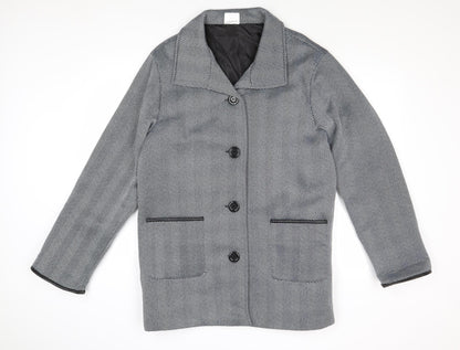 Womens UK Size L Anne De Lancay Grey Jacket