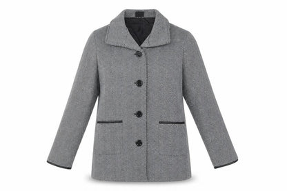 Womens UK Size L Anne De Lancay Grey Jacket