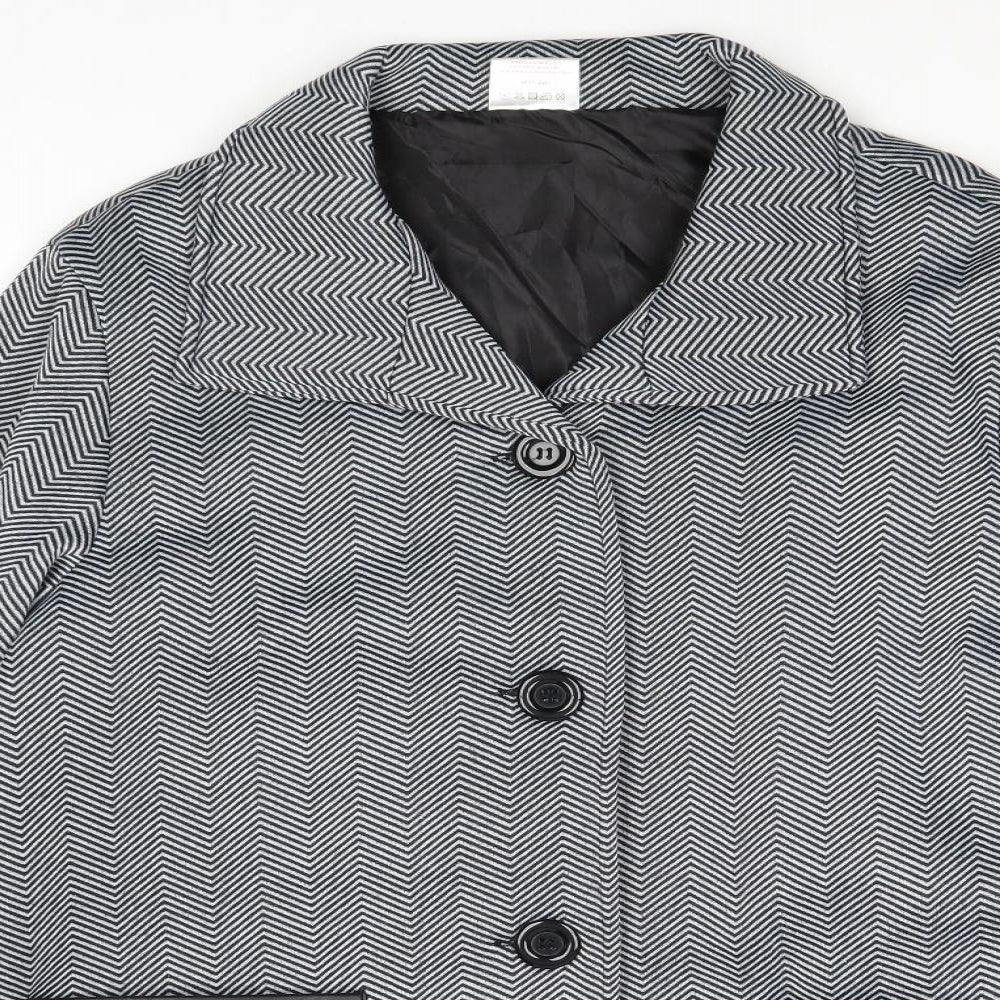 Womens UK Size L Anne De Lancay Grey Jacket