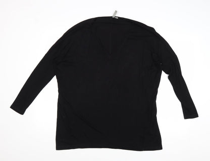 Womens UK Size 6 H&M Black Pullover Jumper