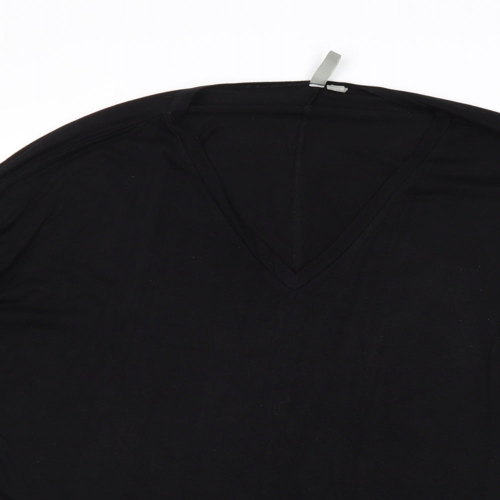 Womens UK Size 6 H&M Black Pullover Jumper