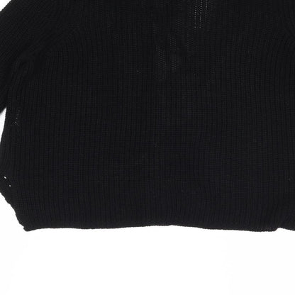 Womens UK Size S FOREVER 21 Black Pullover Jumper