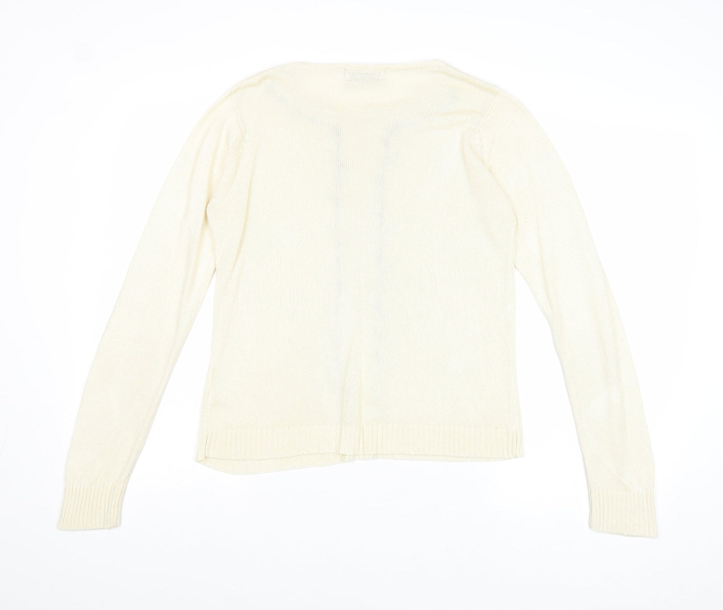 Womens UK Size S EWM Ivory Pullover Jumper