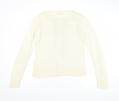 Womens UK Size S EWM Ivory Pullover Jumper